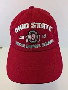 Ohio State University Buckeye 2019 Rose Bowl verstellbare Mütze Kappe Einheitsgröße rot - Bild 1 von 4