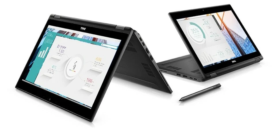 Dell Latitude, 12.5" 2-IN-1 360-degree, Intel Core i7 7600U, 16GB DDR4, 256GB NV - Image 1 of 2