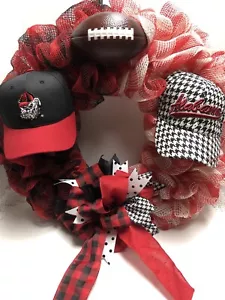 Corona porta calcio personalizzata Alabama Georgia mista - Foto 1 di 9