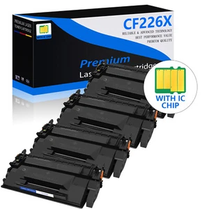 4PK Wysokowydajny czarny toner CF226X 26X do HP LaserJet Pro M402dw M402d M426fdn - Zdjęcie 1 z 23