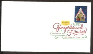 US 4817 Holiday Gingerbread Houses Red Door DCP FDC 2013 - Picture 1 of 1