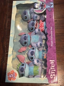 Disney Stitch Plush Collector Set 5 - Picture 1 of 4