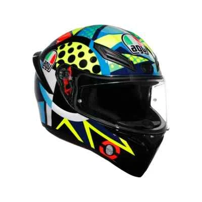 CASCO AINTEGRALE MOTO AGV K1s ROSSI replica WINTER TEST 2020 CHIUSURA DD e2206