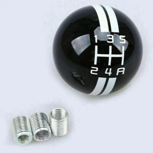 Black Manual 5Speed Shift Knob Shifter Lever Stick For Ford Mustang Shelby GT500 - Picture 1 of 6