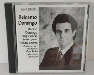 Placido Domingo: Belcanto Domingo Great Italian Operas MHS 512403L (CD, 1989) - Picture 1 of 3