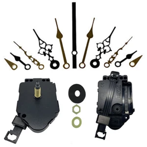 New Replacement Pendulum Ticking Quartz Clock Movement Mechanism & Metal Hands - Picture 1 of 24