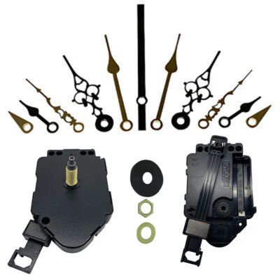 New Replacement Pendulum Ticking Quartz Clock Movement Mechanism & Metal Hands   - Image 1 of 4