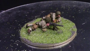 (WM) Pro-Painted 28mm Westwind WWII US Light Machine gun Team #2 - Picture 1 of 7
