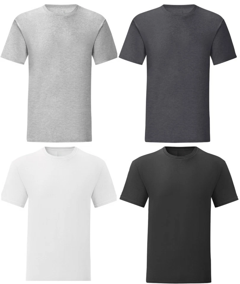 Para Hombres Circonita Lisa Camiseta Algodón Cuello Redondo Camisetas Camiseta Top Regular Informal M-6XL A Foto 1 de 1