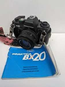 PRAKTICA BX20 SLR 35mm Film Camera With Pentacon 50mm 1:1.8 Lense Untested - Picture 1 of 14