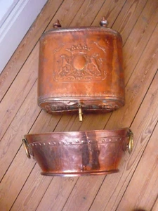 Antique French Copper Fountain Or Planter-Nice Garden Piece-lions and heart - Picture 1 of 16