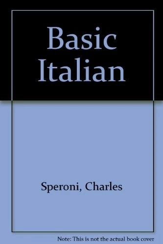 BASIC ITALIAN By Charles Speroni - Image 1 of 1