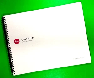 ¡Manual del propietario para cámara Leica M11-P 185 páginas con cubiertas transparentes! - Imagen 1 de 1