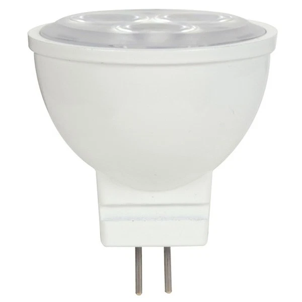 Satco 3w LED MR11 Cool White 4000k GU4 FL25 Light bulb - 20w Equivalent - Image 1 of 2
