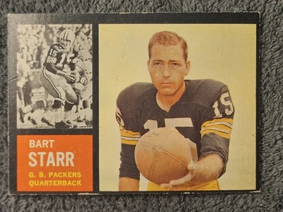 1962 Topps #63 Bart Starr HOF Packers (VG-EX Condition) - Image 1 of 2