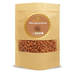 Semillas de albaricoque orgánicas 1 lb - crudas, sin gluten, sin OGM, ricas en vitamina B17 - Imagen 1 de 8