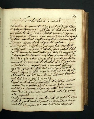 Manuscrit médical latin XVIIe siècle, médecine ancienne, Tractatus pathological - Photo 1/4
