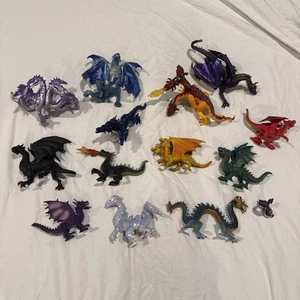 Lote de 13+ figuras de dragón Safari Ltd 2018 - Imagen 1 de 6