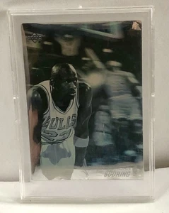 1991 UPPER DECK EURO MICHAEL JORDAN SCORING LEADER HOLOGRAM BACK - Bild 1 von 11