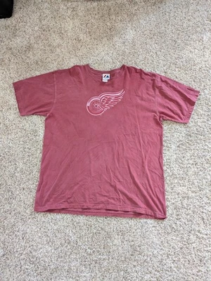 Camisa Detroit Red Wings Para Hombres XL NHL Hockey Majestuosa Camiseta De Colección Retro Años 90 Foto 1 de 4