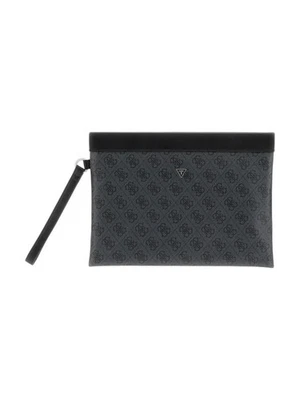 GUESS Pochette Uomo PMMTLO P4456 BLA Nero - Imagen 1 de 2
