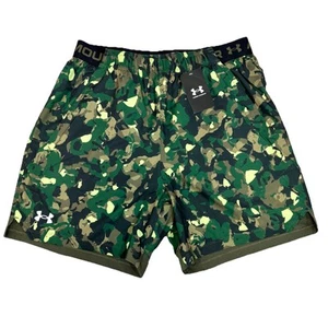 Under Armour Men's Vanish Woven 6" Camo Sz M Shorts Lightweight Polyester Green - Picture 1 of 10