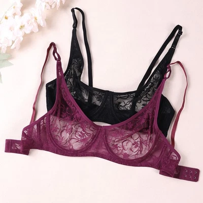 Lot Bras Women Bras 36-58AABCD Brassiere Underwire Underwear Sissy Sexy Lingerie - Image 1 of 4