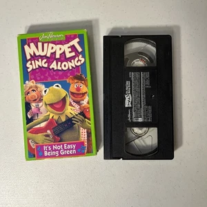 Muppet Sing Alongs Its Not Easy Being Green VHS 1994 Vintage Jim Henson Video - Bild 1 von 6