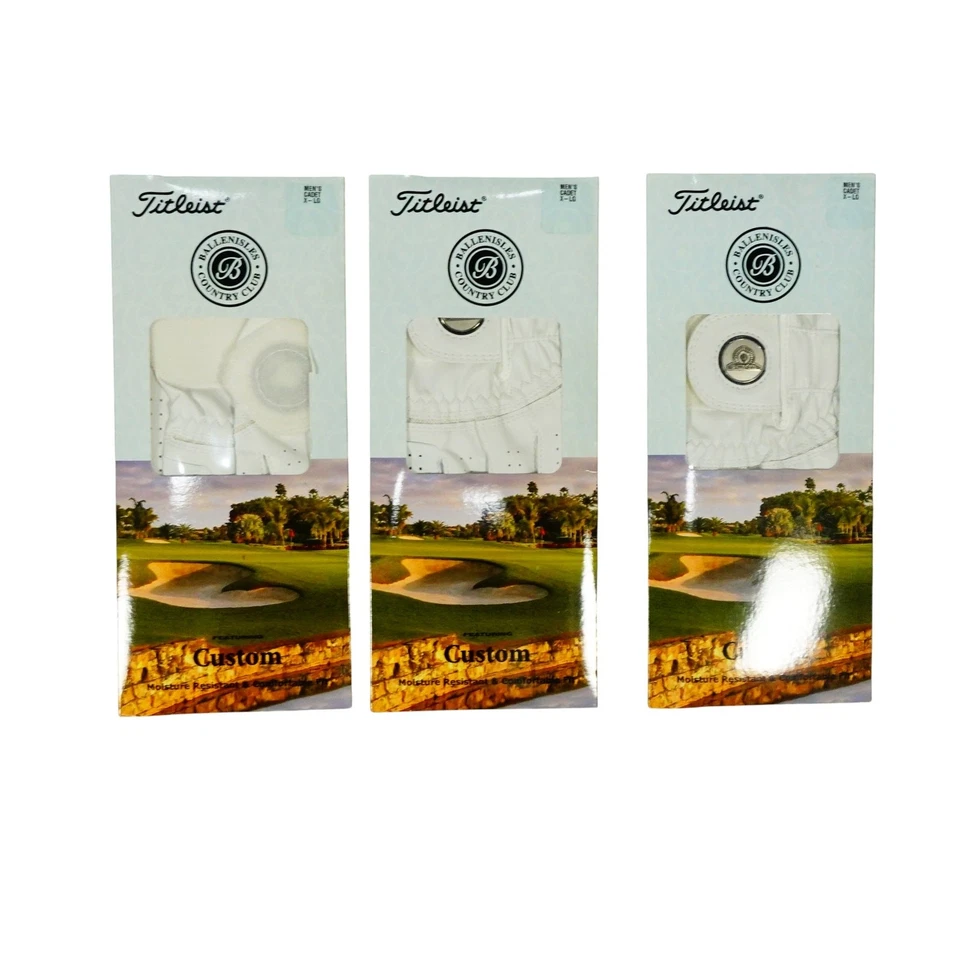 Titleist Leather Golf Gloves Moisture Resistant Comfort Left 3 Large XL Cadet - Image 1 of 1