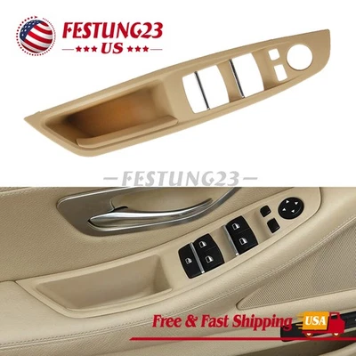 For BMW 520i 528i 535i Driver Left Door Side Pull Handle Trim Cover 51417225875 - Image 1 of 4