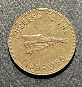 Canada (PEI) ND (1860) ½ Penny Token: Speed the Plough PE-5B, - Picture 1 of 3