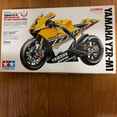 Tamiya Yamaha Yzr-m1 50th Anniversary Edition Motorcycle Model Kit Plastic - Image 1 of 4