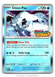 Chien-Pao SVP152 - Surging Sparks - Prerelease Pokemon Card - Near Mint - Picture 1 of 2