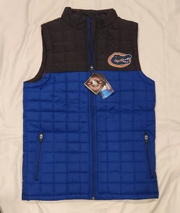 NEW Colosseum Florida Gators Quilted Full-Zip Vest Jacket Men's Small NCAA - Picture 1 of 4