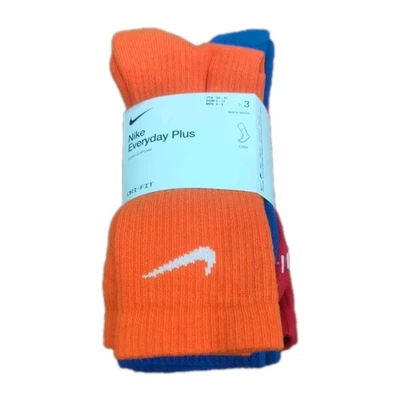 Nike Everyday Essentials Socks Youth 5y-7y/Women 6-10/Men 6-8 Crew NWT New - Image 1 of 4
