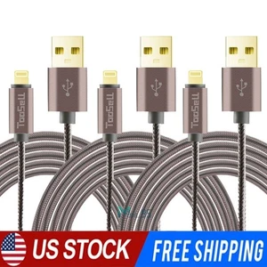 3er Pack USB Ladekabel Kabel für iPhone 6 7 8 X XR XS 11 12 13 14 Pro Großhandel - Bild 1 von 17