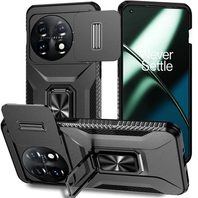 Stand Case For OnePlus 11 5G Shockproof Privacy Camera Hybrid Magnetic Cover - Image 1 of 4