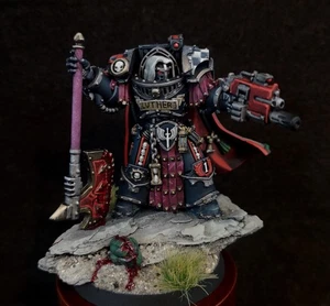 Warhammer 40K: Chaos Space Marine lord in Terminator, 3d print pro painted - Picture 1 of 6