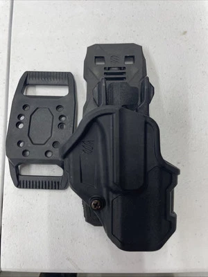 Funda Blackhawk Serie T L2C Glock (derecha) 43 43x 48 410768BKR Clip de cinturón de almeja s6 Foto 1 de 4