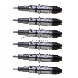 6X Inyector de combustible 6755-11-3100 para motor Komatsu PC220-10 PC290LC-10 6D107 - Imagen 1 de 6