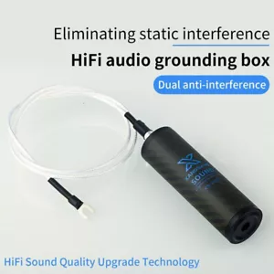 Kohlefaser Elektronische Hifi Erdungsbox Endstufe CD Lautsprecher Reiniger - Bild 1 von 35