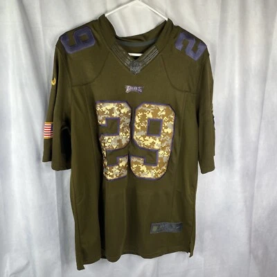 Camiseta deportiva Nike Philadelphia Eagles Salute To Service L. Blount #29 camuflada talla para hombre S Foto 1 de 4