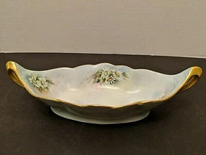 Leonard Vienna Austria Ceramic Pottery Candy Dish With Handles 8 1/2" - Picture 1 of 6
