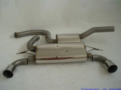 Impianto duplex FMS 76mm acciaio inox Ford Focus II ST (DA3, dal 05) 2.5L Turbo 166kW - Immagine 1 di 2