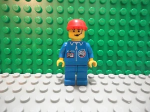 Lego mini figure Space Astronaut blue Launch Command Shuttle Crew - Picture 1 of 1