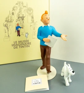 Estatuilla Moulinsart 46007 Tintín & Snowy Musee Imaginaire 2023 modelo de resina de 25 cm - Imagen 1 de 15