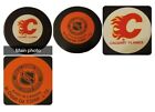 Vintage Calgary Flames Hockey Puck Nhl Official Canada / Czechoslovakia Inglasco