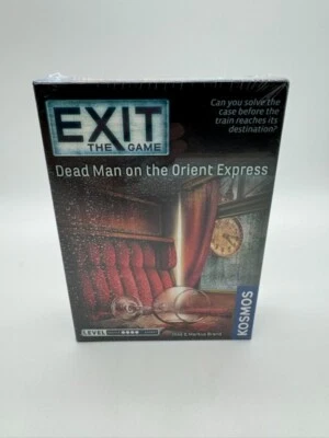 Exit The Game Dead Man On The Orient Express Escape Room Game Kosmos New Sealed - Image 1 of 4