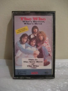 THE WHO, who's better, who's best. cassette tape 1988 - Picture 1 of 3
