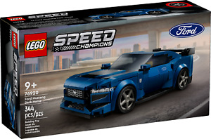 LEGO SPEED CHAMPIONS Ford Mustang Dark Horse Sports Car Set 76920 Race Car Model